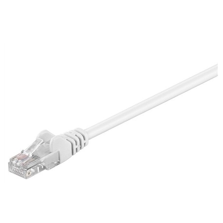 Goobay CAT 5e patch cable, U/UTP RJ45 male (8P8C), RJ45 male (8P8C), 15 m, White