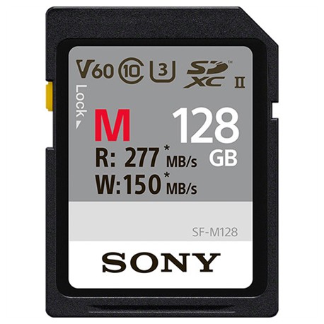 Sony 128 GB SF-M Series UHS-II SD Memory Card