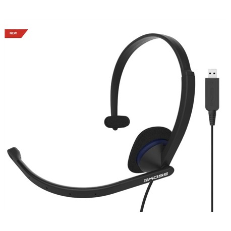 Koss Headphones CS195 USB Headband/On-Ear, USB, Microphone, Black,