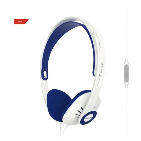 Koss Headphones KPH30iW Headband/On-Ear, 3.5mm (1/8 inch), Microphone, White,