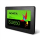 ADATA Ultimate SU650 3D NAND SSD 480 GB, SSD form factor 2.5”, SSD interface SATA, Write speed 450 MB/s, Read speed 520 MB/s