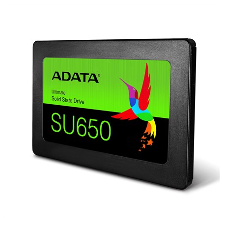 ADATA Ultimate SU650 3D NAND SSD 480 GB, SSD form factor 2.5”, SSD interface SATA, Write speed 450 MB/s, Read speed 520 MB/s