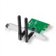 TP-LINK TL-WN881ND, PCI Express Adapter 2.4GHz, 802.11n, 300Mbps, 1xDetachable antenna 2dBi