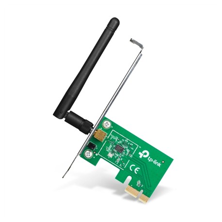 TP-LINK TL-WN781ND, PCI Express Adapter 2.4GHz, 802.11n, 150Mbps, 1xDetachable antennas 2dBi