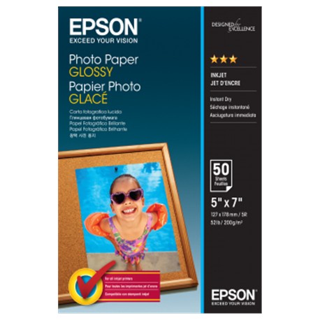 Epson Photo Paper Glossy 50 sheets, 13 x 18 cm, 200 g/m²