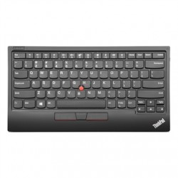 Lenovo ThinkPad TrackPoint Keyboard II Bluetooth (2.4/5 GHz Wireless via Nano USB dongle), US/English, Pure Black, Integrated Tr