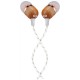 Marley Smile Jamaica Earbuds, In-Ear, Wired, Microphone, Copper