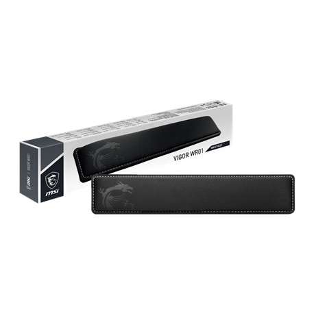 MSI Vigor WR01 klaviatūros riešo paminkštinimas, juoda. MSI Vigor WR01, Gaming, Black