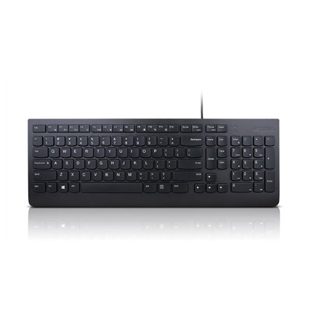 Lenovo Essential Wired Keyboard Wired via USB-A, Keyboard layout Lithuanian, Black