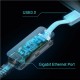 TP-LINK UE300 USB 3.0 to Gigabit Ethernet Network Adapter 1 10/100/1000 Mbit/s