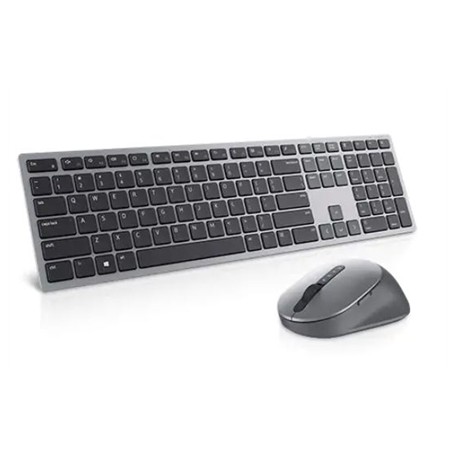 Dell Premier Multi-Device Keyboard and Mouse KM7321W Wireless, Wireless (2.4 GHz), Bluetooth 5.0, Batteries included, US Interna