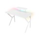 Genesis Gaming Desk Holm 320 RGB Headphone holder, Cup holder, Gamepad holder, Monitor shelf, Organizer cables, White