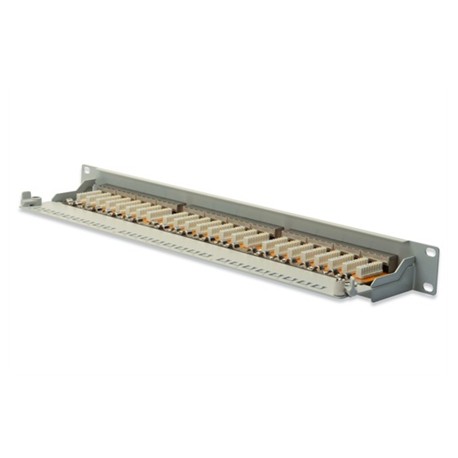 Digitus High-quality metal patch panelInstallation in all 19 "rack unitsStandard: conform with standard CAT 5e, ROHSPorts: 24x R