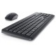 Dell Keyboard and Mouse KM3322W Wireless (2.4 GHz), Batteries included, Russian (QWERTY), Black