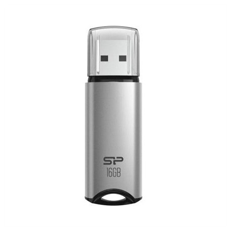 Silicon Power USB Flash Drive Marvel Series M02 16 GB, Type-A USB 3.2 Gen 1, Silver