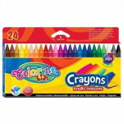 Vaškinės kreidelės Colorino Kids 12 spalvų