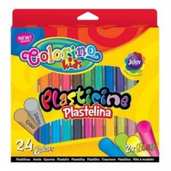 Plastilinas Colorino Kids 24 spalvų
