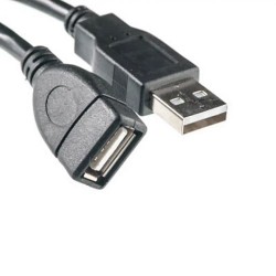 Kabelis USB 2.0 AF – AM, 0.5m