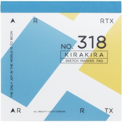 Eskizų sąsiuvinis ARRTX, 18x18 cm, 56 lapų