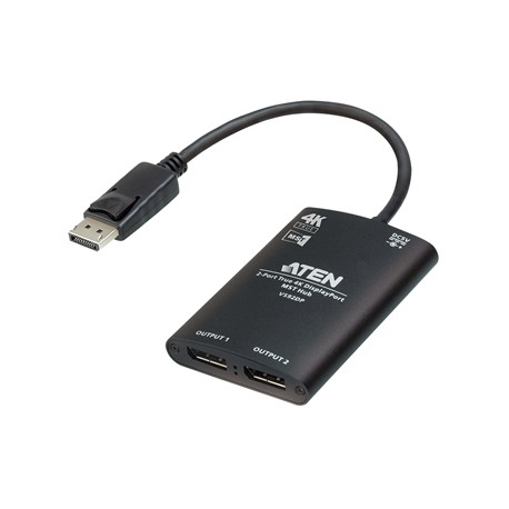 Aten DisplayPort to 2 DisplayPort VS92DP-AT Black