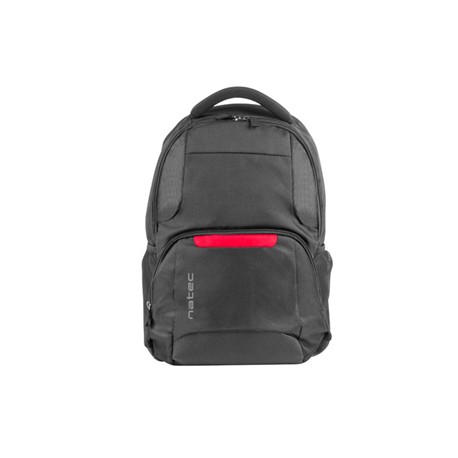 Natec Laptop Backpack Eland NTO-1386 Black, 15.6 ", Shoulder strap, Backpack