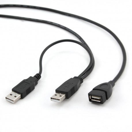 CABLE USB2 DUAL EXTENSION AMAF/0.9M CCP-USB22-AMAF-3 GEMBIRD