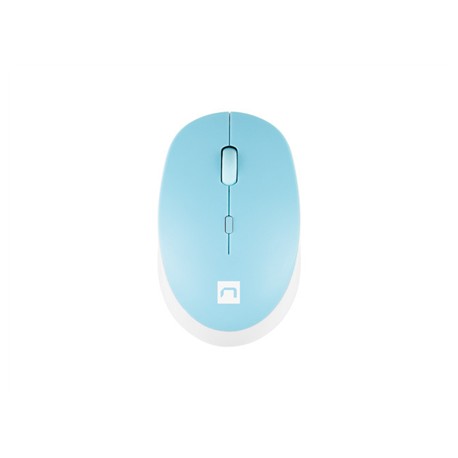 Natec Mouse Harrier 2 Wireless, White/Blue, Bluetooth
