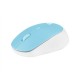 Natec Mouse Harrier 2 Wireless, White/Blue, Bluetooth