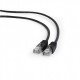 Cablexpert Patch cord 7.5 m, Black, Cat5e, 5 UTP