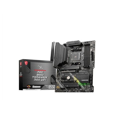 MSI MAG B550 TOMAHAWK MAX WIFI Processor family AMD, Processor socket AM4, DDR4 DIMM, Memory slots 4, Supported hard disk drive 