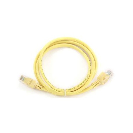 PATCH CABLE CAT5E UTP 1M/YELLOW PP12-1M/Y GEMBIRD