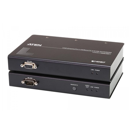 Aten CE920 USB DisplayPort HDBaseT2.0 KVM Extender, 4K@100m w/o Ethernet Port