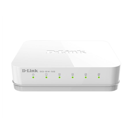 D-Link Switch GO-SW-5G/E Unmanaged, Desktop, 1 Gbps (RJ-45) ports quantity 5