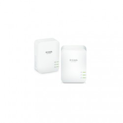 D-Link PowerLine AV2 1000 HD Gigabit Starter Kit DHP-601AV/E 1000 Mbit/s, Ethernet LAN (RJ-45) ports 1, No Wi-Fi, Extra socket