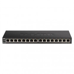 D-Link 16-Port Gigabit Desktop Switch DGS-1016S Unmanaged, Desktop