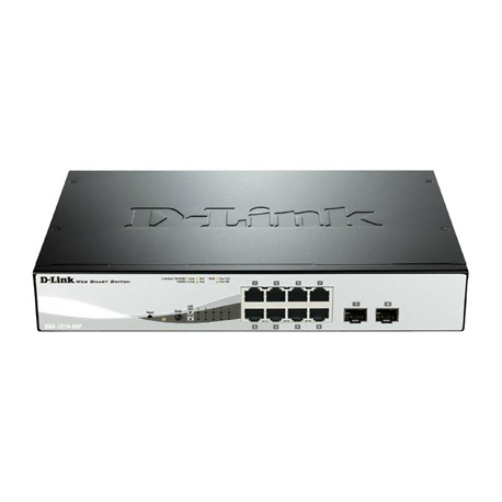 D-Link DGS-1210 Series Smart Managed Gigabit Switches DGS-1210-08P Managed L2, Desktop/Rackmountable