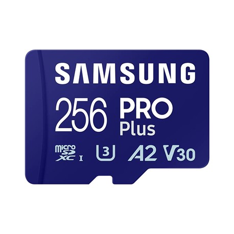 Samsung microSD Card Pro Plus 256 GB, MicroSDXC, Flash memory class 10