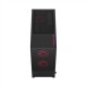 Fractal Design Pop Air RGB Magenta Core TG Clear Tint, ATX, mATX, Mini ITX, Power supply included No