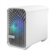 Fractal Design Torrent Nano RGB White TG clear tint Side window, White TG clear tint, Power supply included No