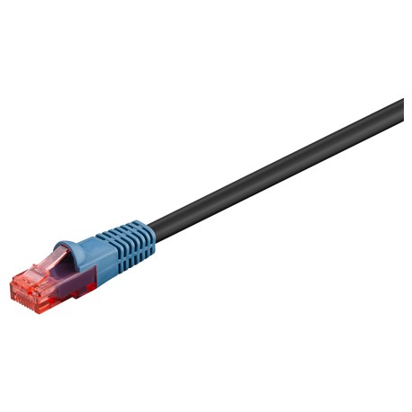 Goobay CAT 6 Outdoor-patch cable, U/UTP 94393 30 m, Black