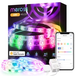 Smart Lightstrip|MEROSS|Smart WiFi LED Strip wtih RGB (2*5 meter)|MSL320CHK(EU)-10M