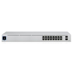 Switch|UBIQUITI|USW-16-POE|Type L2|Desktop/pedestal|Rack|16x10Base-T / 100Base-TX / 1000Base-T|2xSFP|PoE ports 16|PoE+ ports 8|1