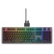 Dell Alienware Tri-Mode AW920K Wireless Gaming Keyboard, RGB LED light, US, Wireless, Dark Side of the Moon, Bluetooth, Numeric 