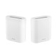 Asus Wifi 6 802.11ax Tri-band Business Mesh System EBM68 (2-Pack) 802.11ax, 4804 Mbit/s, 10/100/1000 Mbit/s, Ethernet LAN (RJ-45