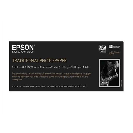 Epson Traditional Photo Paper 300 g/m2 - 64" x 15 m