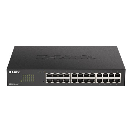 D-Link Smart Switch DGS-1100-24V2 Managed Desktop 1 Gbps (RJ-45) ports quantity 24 Power supply type External