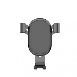 ColorWay Metallic Gravity Holder For Smartphone Clamp Black 6.5 " Fixation of the smartphone in one motion. Compact design, does