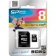 Silicon Power 8 GB MicroSDHC Flash memory class 10 SD adapter