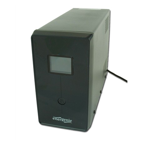 EnerGenie UPS with USB and LCD display, Black 1200 VA