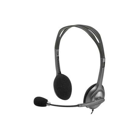 Logitech Stereo headset H111 Built-in microphone 3.5 mm Grey